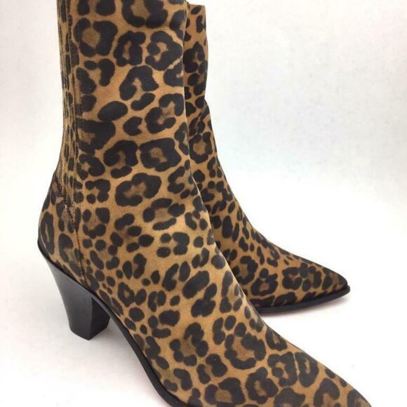AQUAZZURA Saint Honore Jaguar Suede Bootie… - Picture 5 of 13